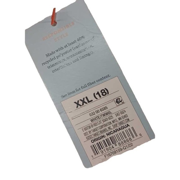 Girls' Printed Pastel Rainbow Unicorn w/ Wings Tank Top - Cat & Jack White XXL - Picture 4 of 6